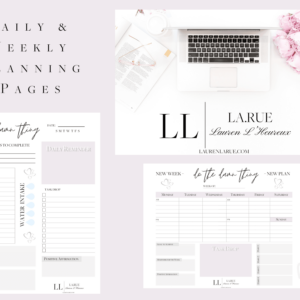 Daily & Weekly Planning Pages
